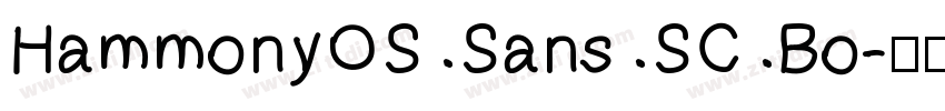 HammonyOS Sans SC Bo字体转换